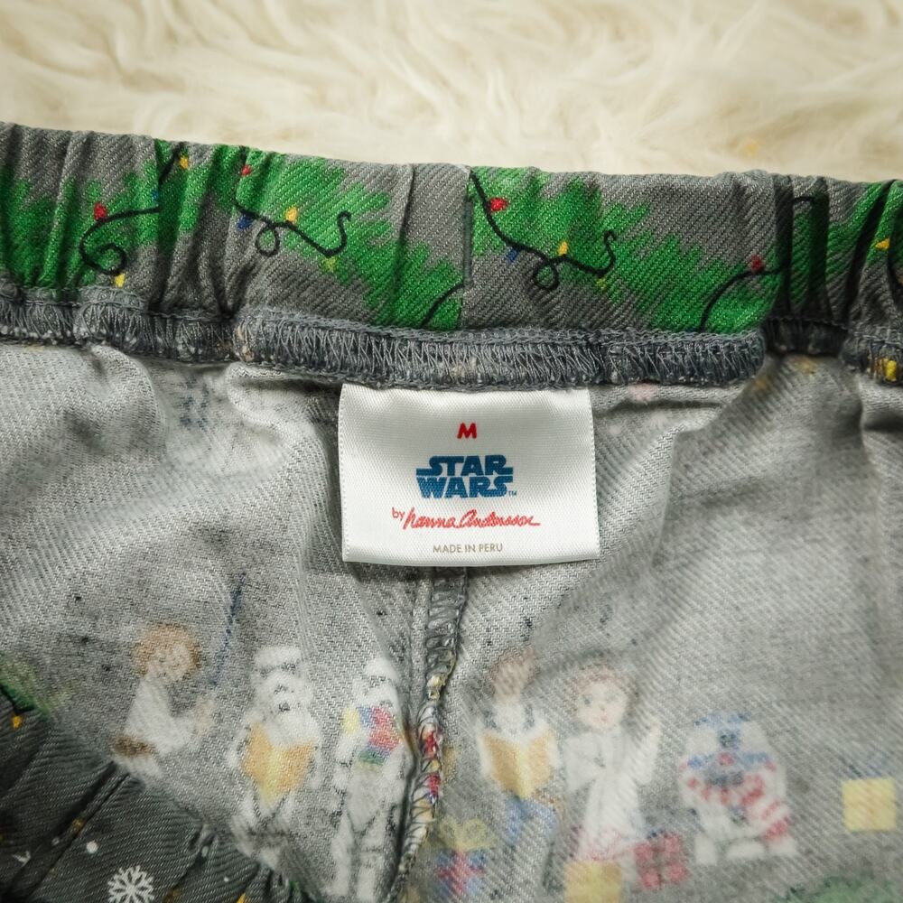 Hanna Andersson Star Wars Size Medium M Darth Vader Character Print Pajama Pants - Picture 5 of 9